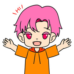 Obraz premium child in a shirt