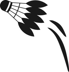 Shooting Shuttlecock Icon
