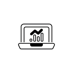 Analysis icon design with white background stock illustration