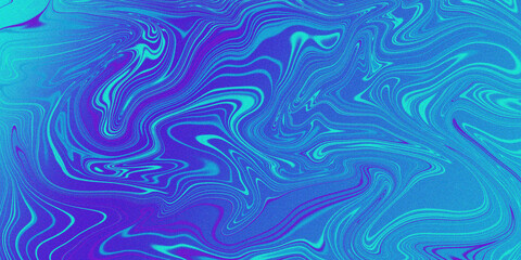 Liquid dynamic grainy texture, Colorful poster design with liquid and curve lines.