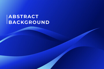 Enhance your visual projects with an Abstract Blue Background featuring wave like gradients that add dimension and movement. Ideal for a modern and polished aesthetic