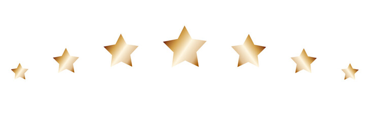 星の連なる曲線　フレーム　ライン