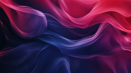 Obraz premium A vibrant abstract composition of flowing colors in shades of red and blue.