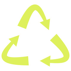 Green Recycle Sign