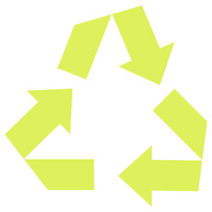 Green Recycle Sign