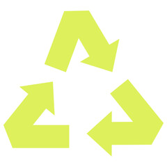 Green Recycle Sign