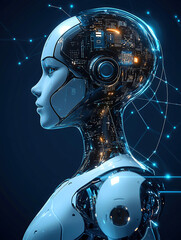 Artificial Intelligence and an artificial intelligence robot with digital connections