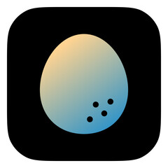 Editable egg vector icon. Part of a big icon set family. Perfect for web and app interfaces, presentations, infographics, etc