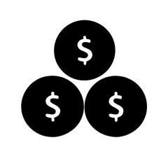 gold coins pile icon