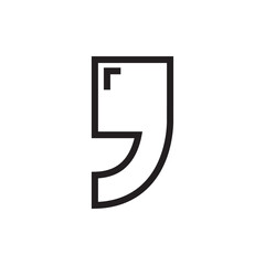 comma symbol icon