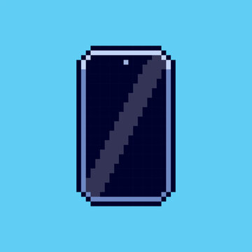 Pixel art smartphone game asset design