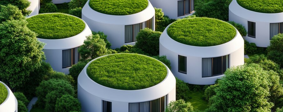Designing ecofriendly architecture, sustainable buildings