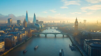 Obraz premium Panoramic View of London