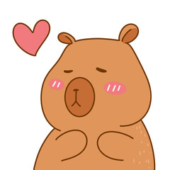 Cute Capybara cartoon