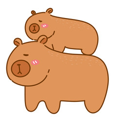 Cute Capybara cartoon