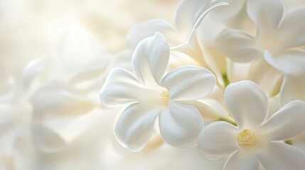 Obraz premium Stunning Close-Up Shot of Stephanotis Flower on White Background