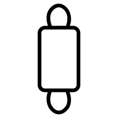 Roller Rolling Bakery Line Icon