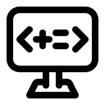 recommend clip art: addition, operator, math, add, programming, coding outline icon