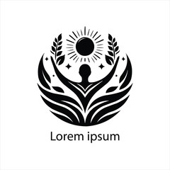 a wellness logo design for brand