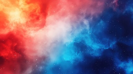 Fototapeta premium A vibrant cosmic scene with swirling colors and stars, evoking a sense of wonder.