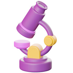 3D Colorful Microscope For School Projects