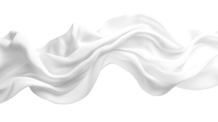 Soft white cloth are simple yet elegant for graphic design or wallpaper.