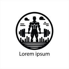 a gym logo design for brand