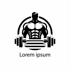 a gym logo design for brand