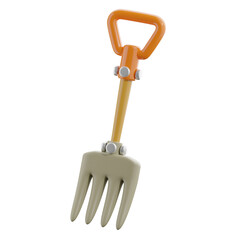 3D Autumn Garden Digging Hand Tool