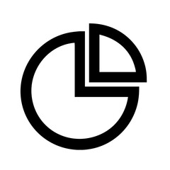 Obraz premium pie chart icon