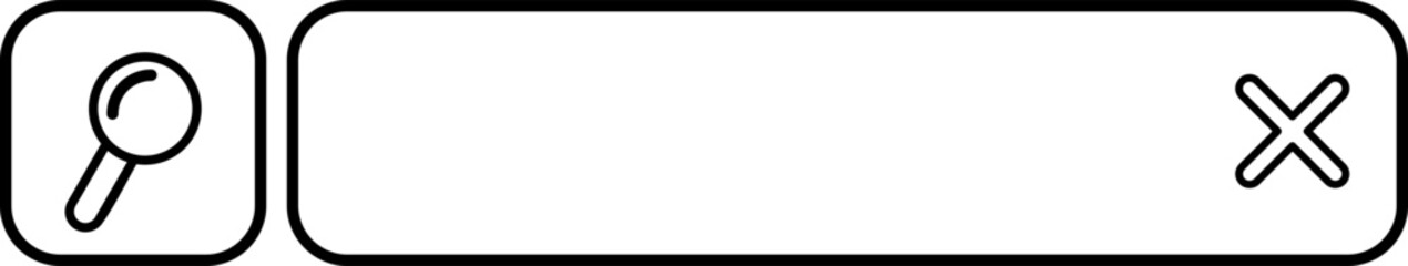 Search Bar Icon Line