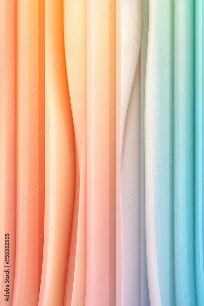 Poster shaded linear gradients with soft contrasts, modern illustration, creating a balanced flow with subt
