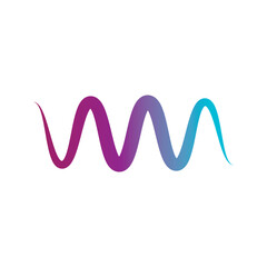Fototapeta premium sound wave logo