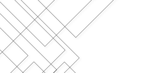 Abstract industrial Design random lines black on white background.Geometric seamless minimalist pattern with straight lines design.luxury black geometric random chaotic lines.squares and triangle line