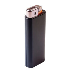 Black Lighter PNG Isolated on White Background Ideal for Product Photography and Advertising