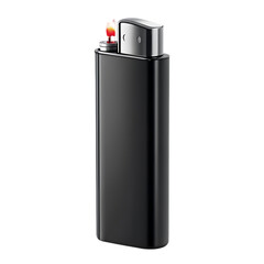 Black Lighter PNG Isolated on White Background Ideal for Product Photography and Advertising