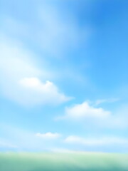 landscape with field and sky