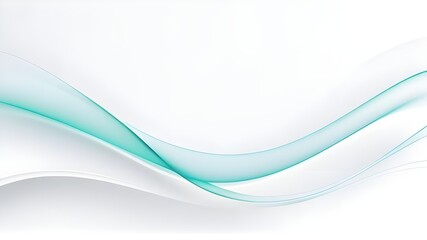Naklejka premium Minimalist Wave Pattern with Subtle Aqua Hues background
