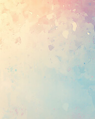 Fototapeta premium soft pastel gradient background with abstract texture blending warm peach and cool blue tones into a delicate, serene composition