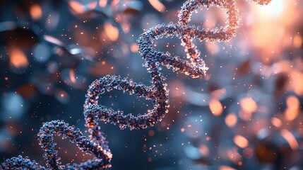 Scientists Research Dna And Genetics With Molecule Models 