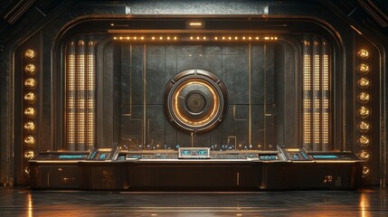 Futuristic Control Room.