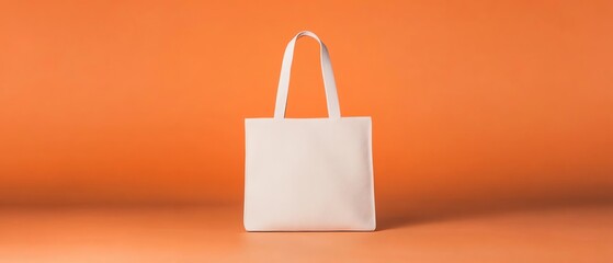 Canvas tote bag mockup with customizable elements, focus on creative design and versatile branding