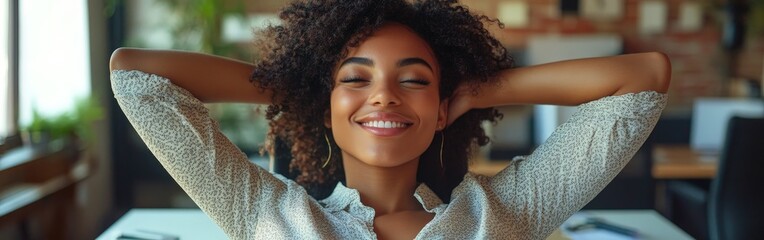 Corporate CEO Enjoys Relaxed Workday in Modern Office