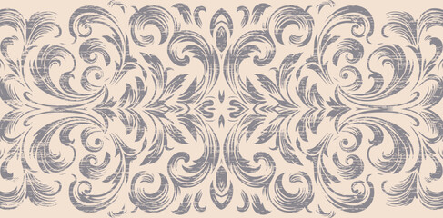 vector illustration seamlessly patterns damask wallpaper for Presentations marketing, decks, Canvas for text-based compositions: ads, book covers, Digital interfaces, print design templates