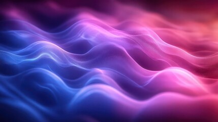 Obraz premium dreamy blue and purple light streaks blending into a soft ethereal blur creating an atmospheric and mystical background reminiscent of twilight skies