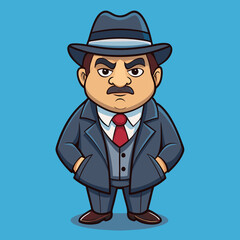 Obraz premium mafia gangster italian boss don