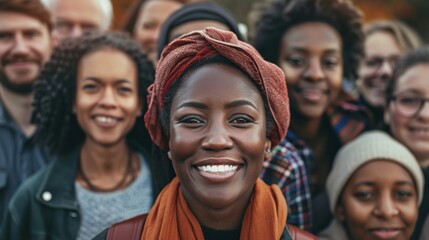 Multigenerational friends come together in an urban park, enjoying a sunny afternoon filled with laughter, smiles, and shared moments of joy, celebrating friendship