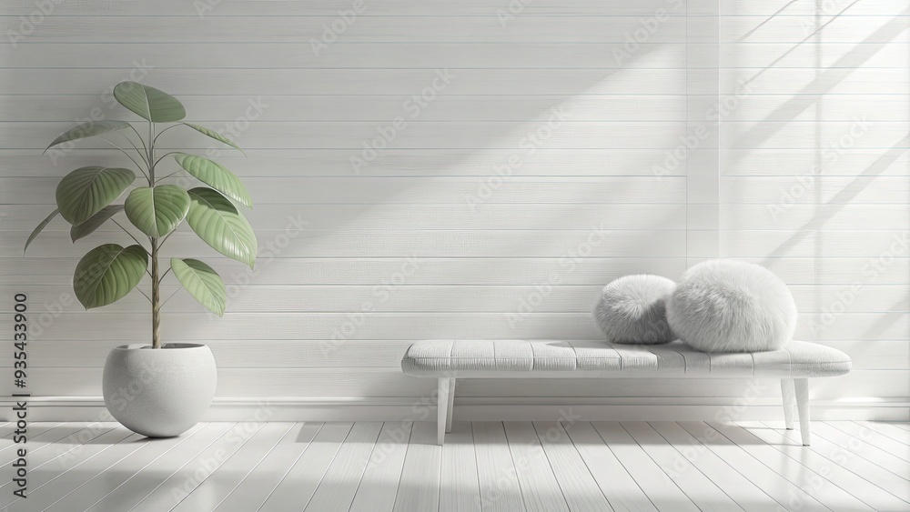 Canvas Prints minimalist room filled with soft natural light.