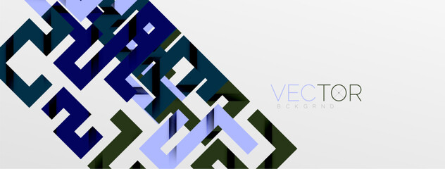 Color bend lines with shadow texture effect. Vector Illustration For Wallpaper, Banner, Background, Card, Book Illustration, landing page