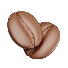 brown coffe 3d illustration